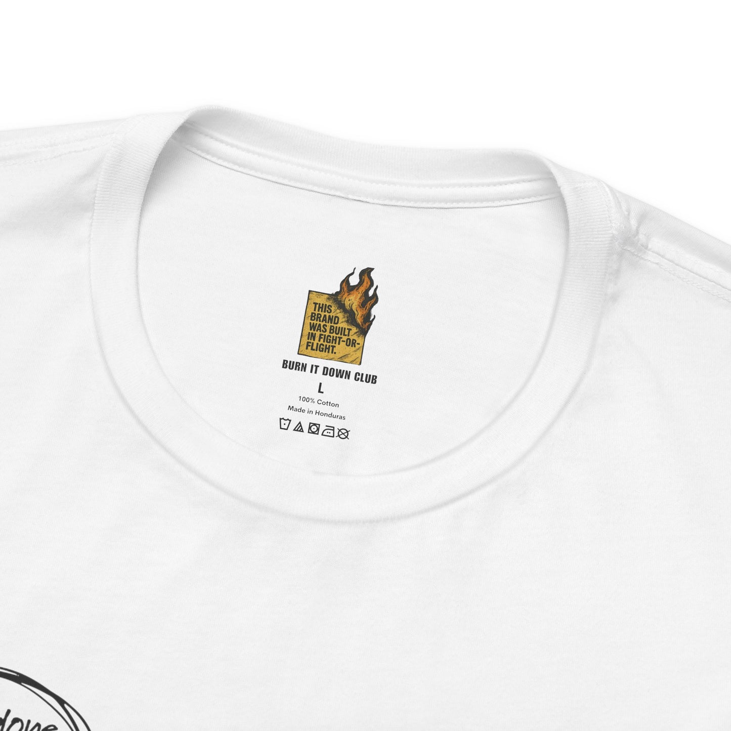 BURN IT DOWN — Hero Design Tee